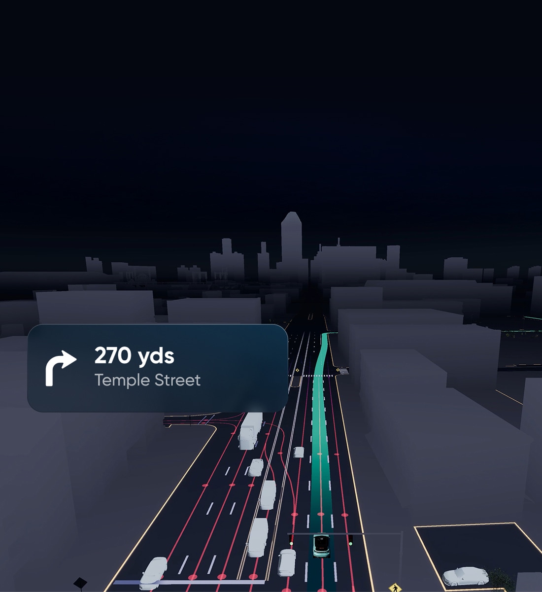 illustration for navigation for automotive