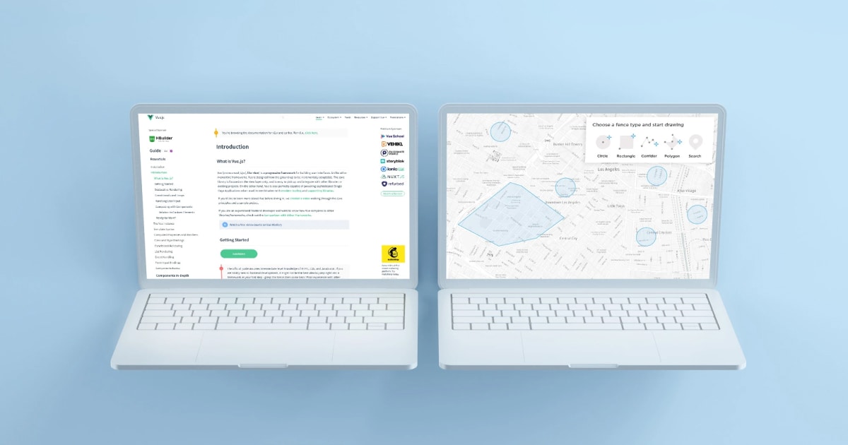 Location Intelligence tutorial using geofence with vue