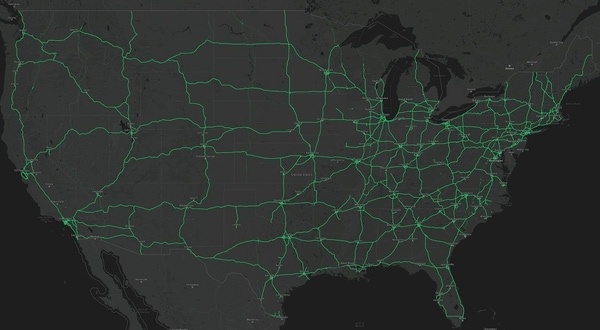 US highways network