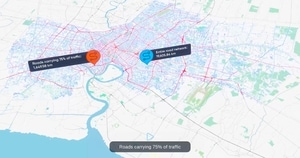Bangkok 75 percent of travel