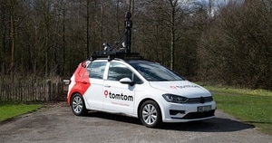 A picture of the TomTom Mobile Mapping vehicle