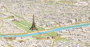 A map of Paris