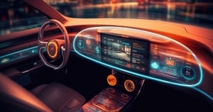 futuristic, in-vehicle, dashboard, experience