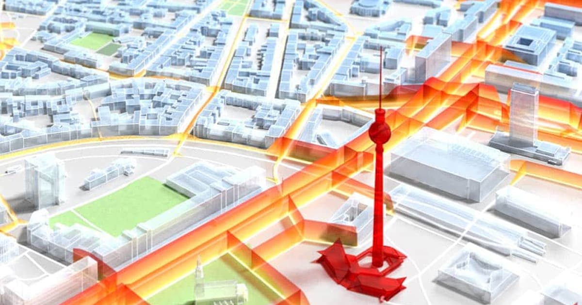 3d map illustration