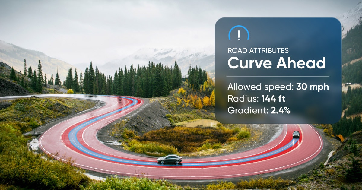 curve ahead warning