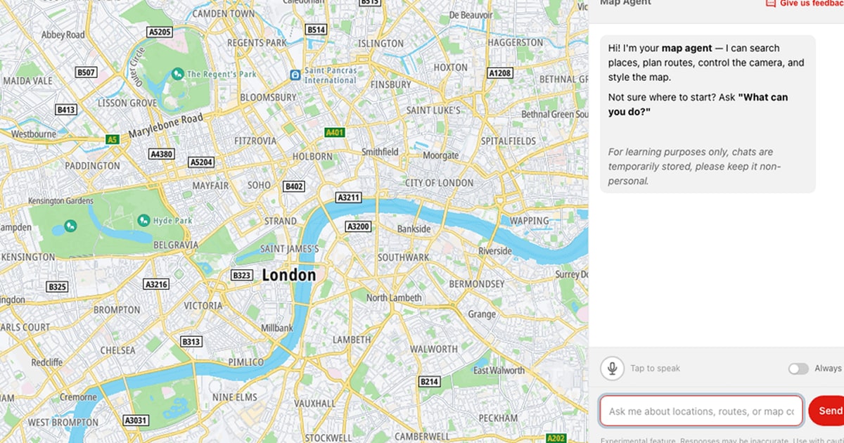 map chat agent
