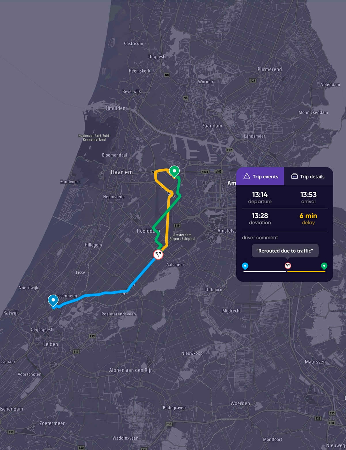 Fleet management and logistics features