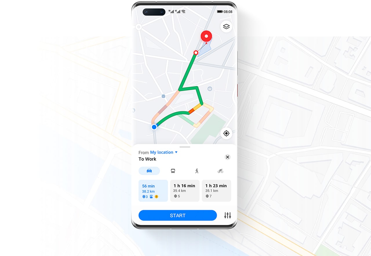 HUAWEI Petal Maps and TomTom