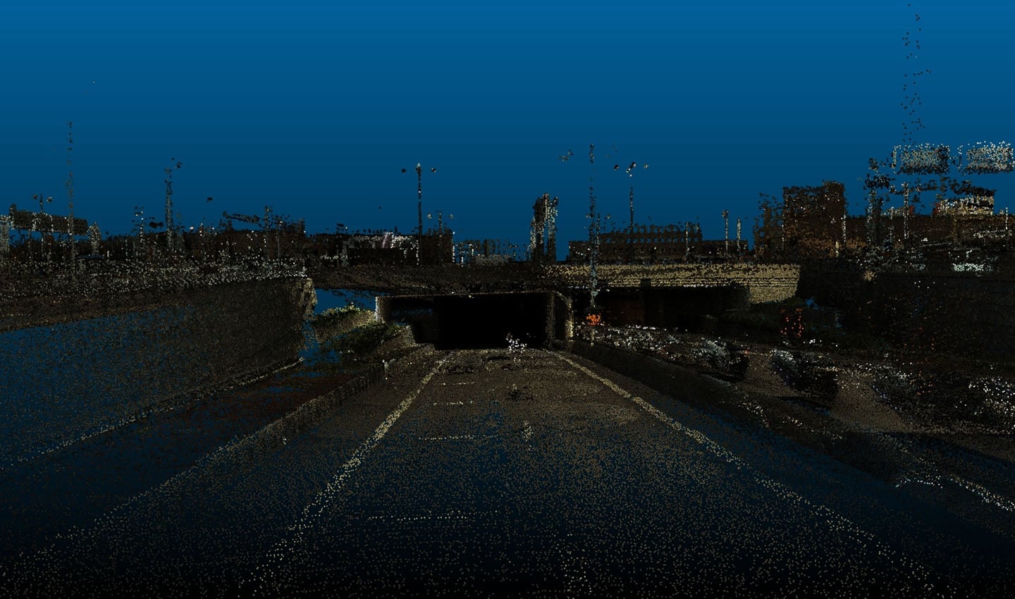 Lidar point cloud image
