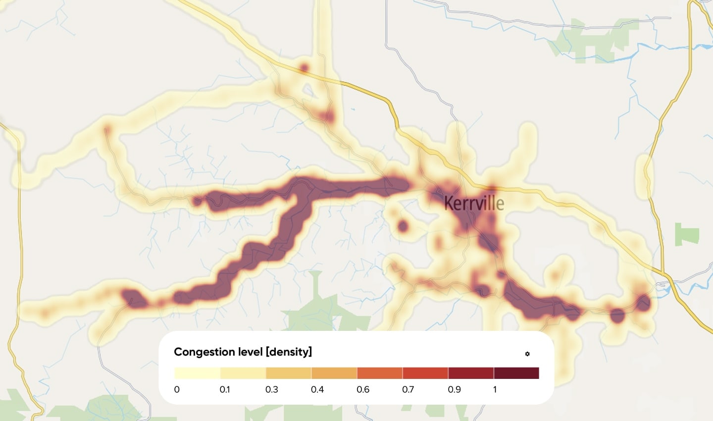 Texas Flood Heatmap Kerrville
