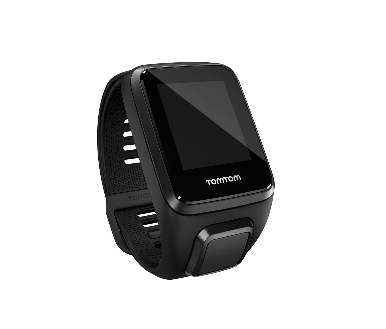 Bracelet De Remplacement En Silicone Pour Montre TomTom Runner, Spark, Golfer - Noir, Ajustable, Design Ergonomique