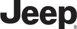 Black Jeep logo with bold, stylized lettering on a transparent background.