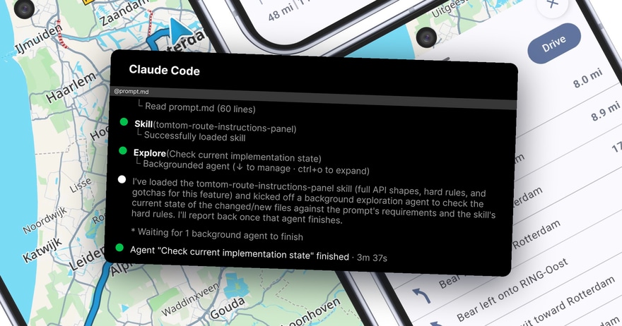Extending the TomTom Maps and Navigation SDK Android Example App with Claude Code | TomTom
