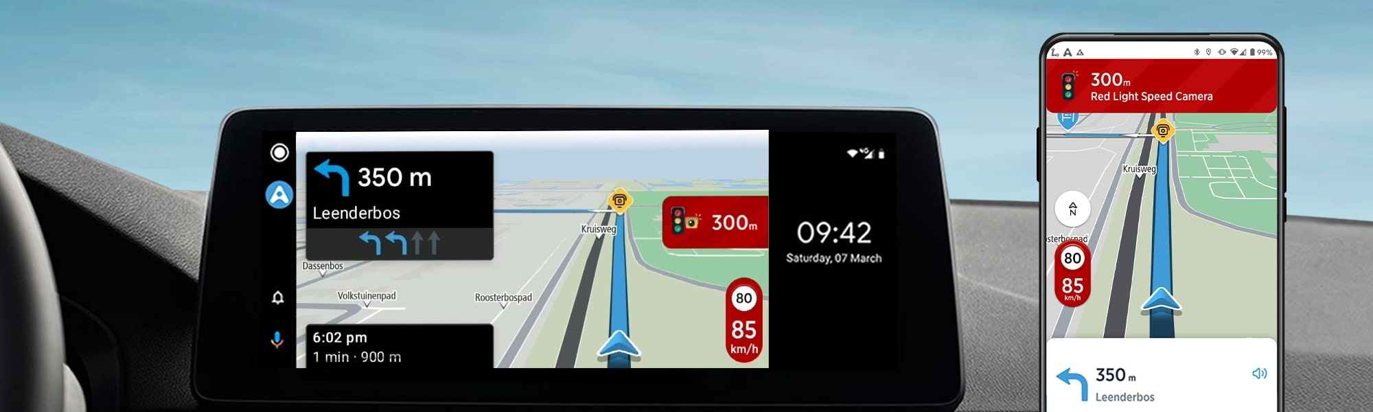 Bigger, better app navigation has arrived: Announcing TomTom AmiGO for Android Auto
