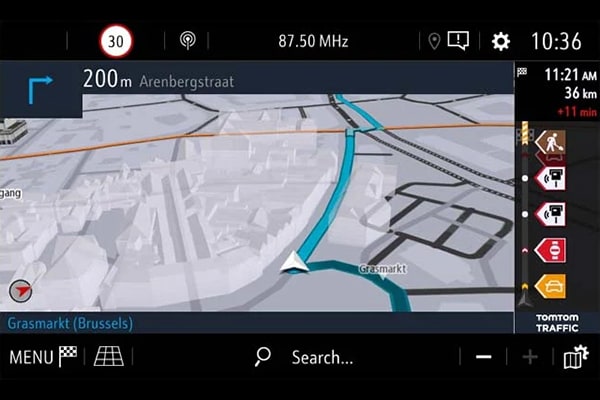 Extended Route bar
