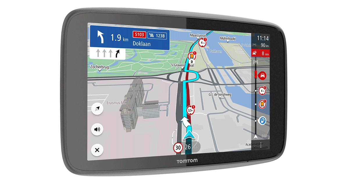  TomTom Truck Sat Nav GO Expert, pantalla HD de 7 pulgadas, con  enrutamiento personalizado de vehículos grandes y puntos de vista,  congestión de tráfico gracias al tráfico de TomTom Traffic, Mapas