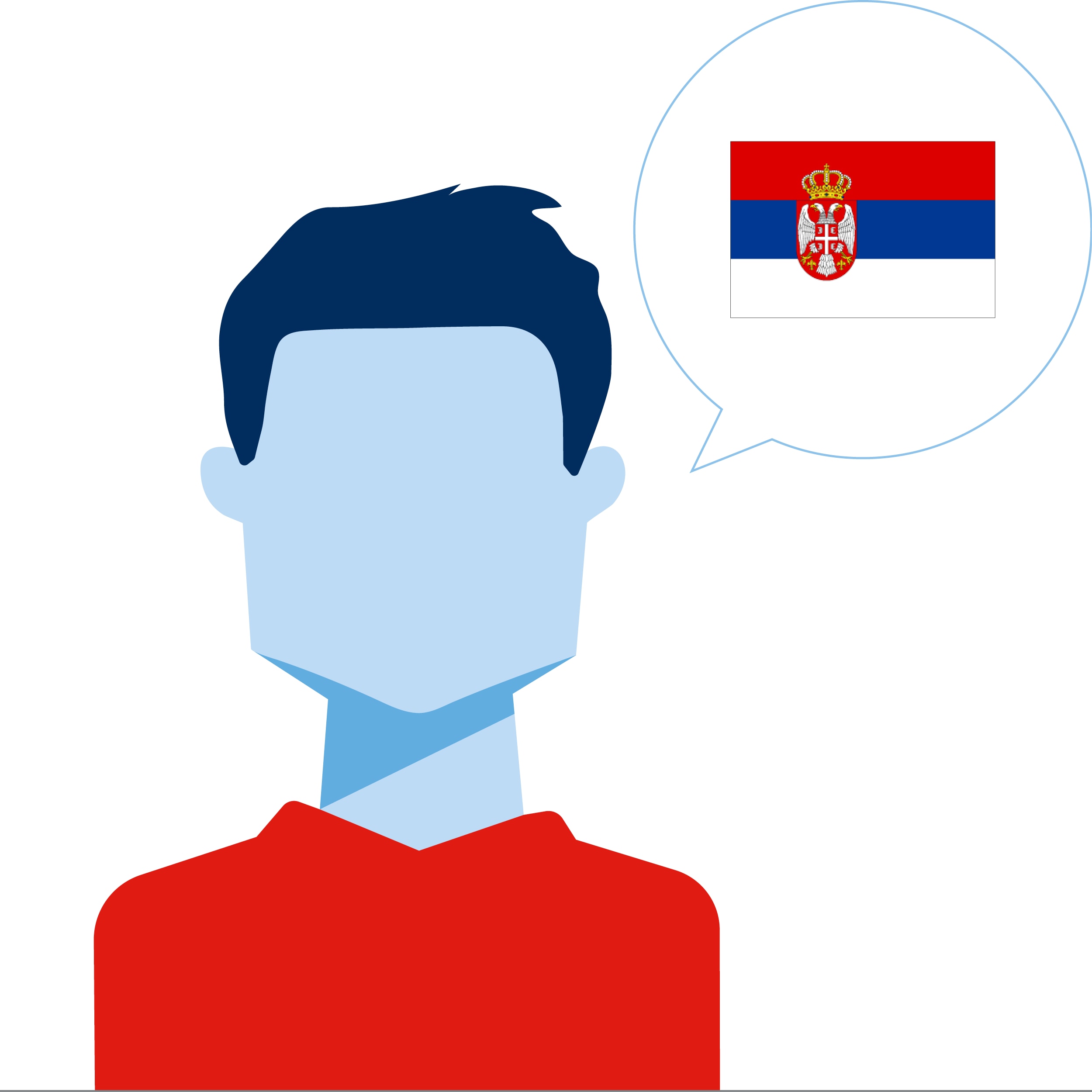Stem in het Servisch