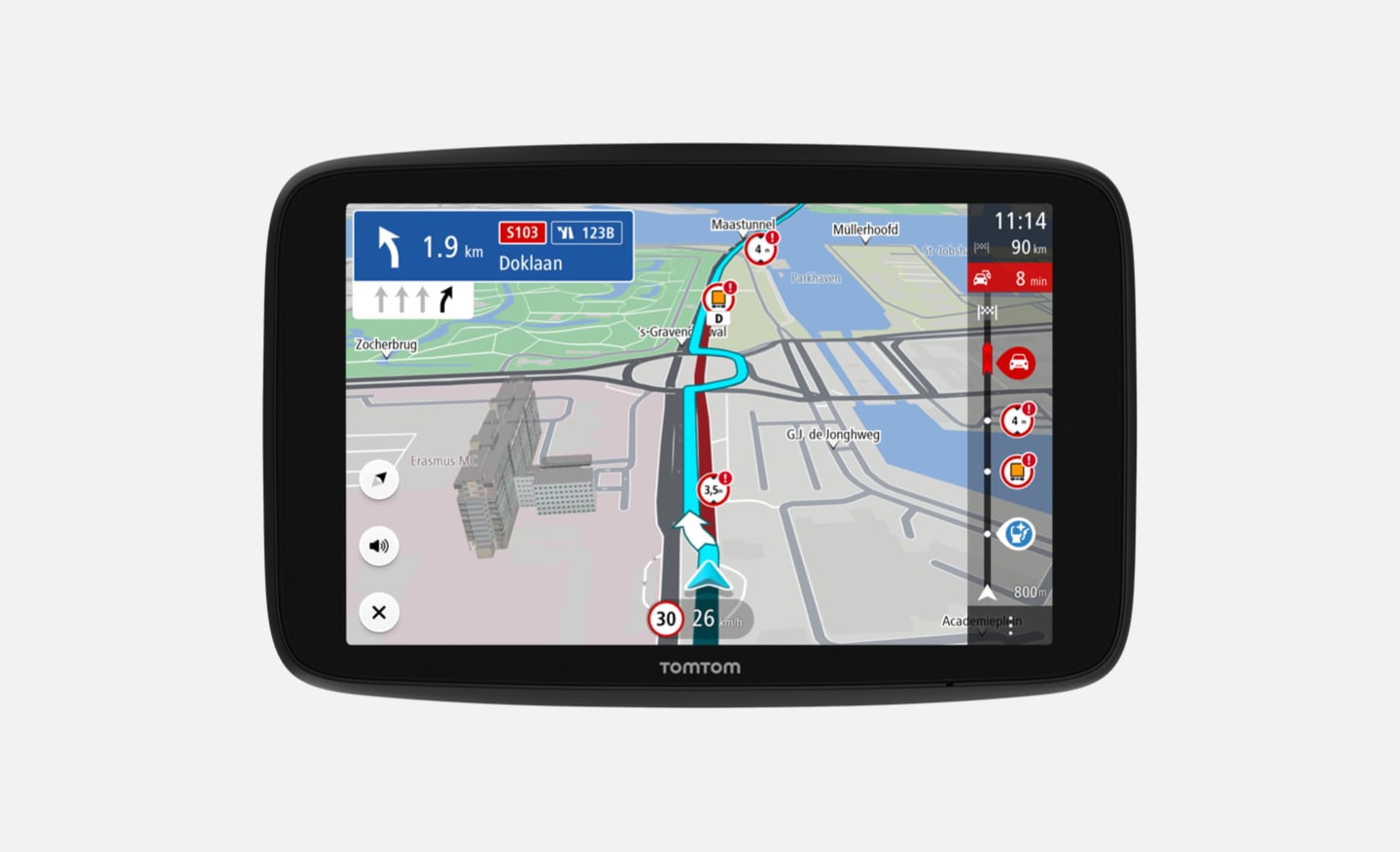 TomTom GPS para camión GO Expert Plus (pantalla HD 7, rutas vehículos  grandes/PDI,TomTom Traffic) 