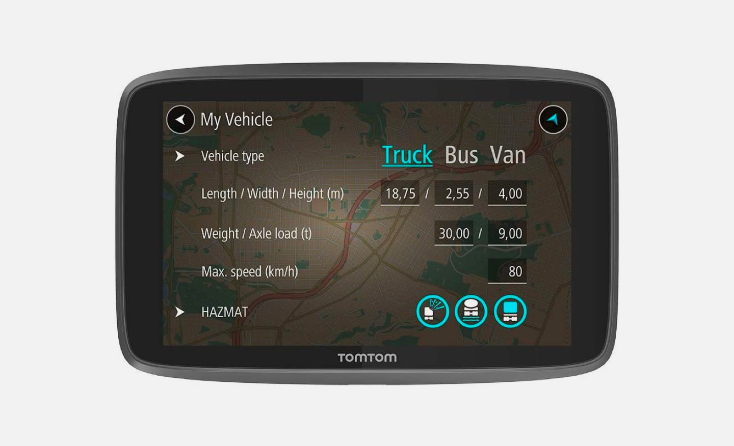 GPS para camiones