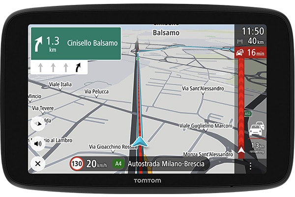 Equipamento de navegação GPS TomTom GO Exclusive para automóveis