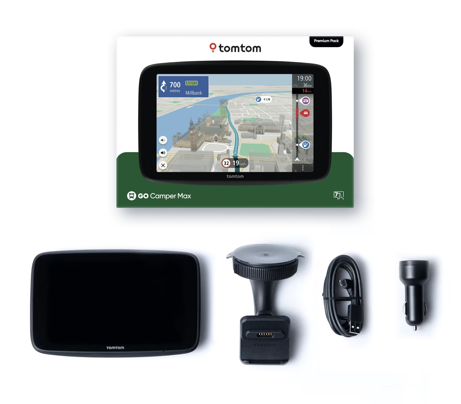 TomTom GPS Camper Navigation GO Camper Max Belsito