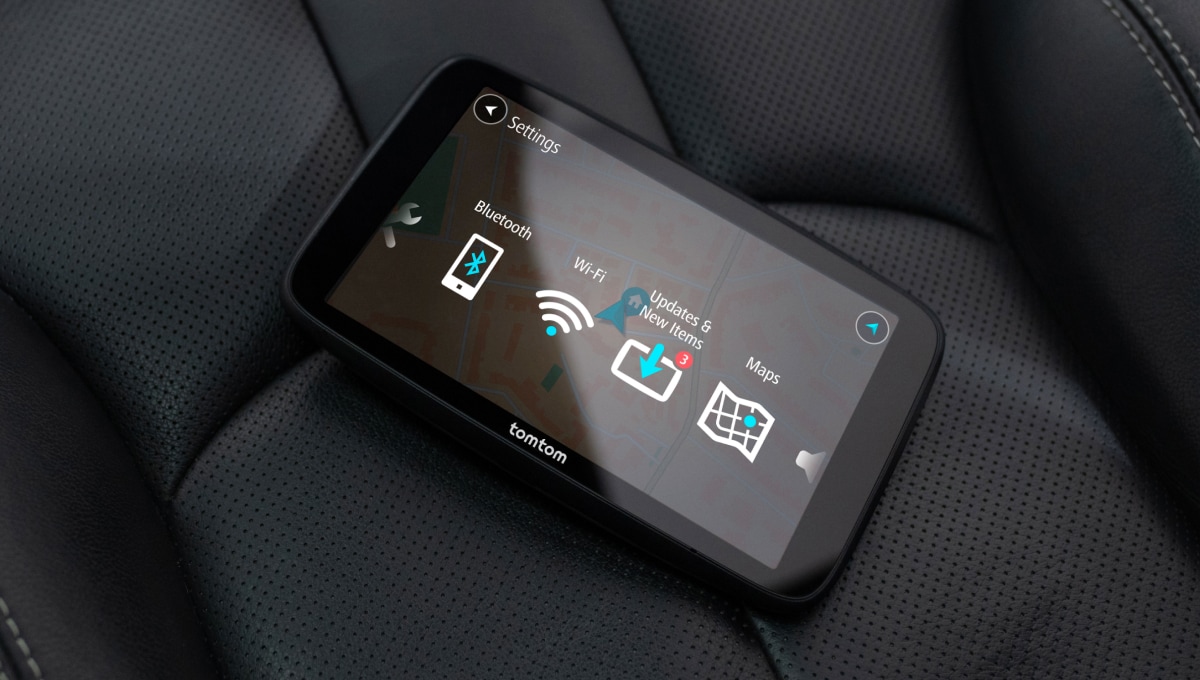 GPS TOMTOM Go Premium monde-écran 5-support de fixation magnétique  alimenté-chargeur de voiture-câble USB - Super U, Hyper U, U Express 