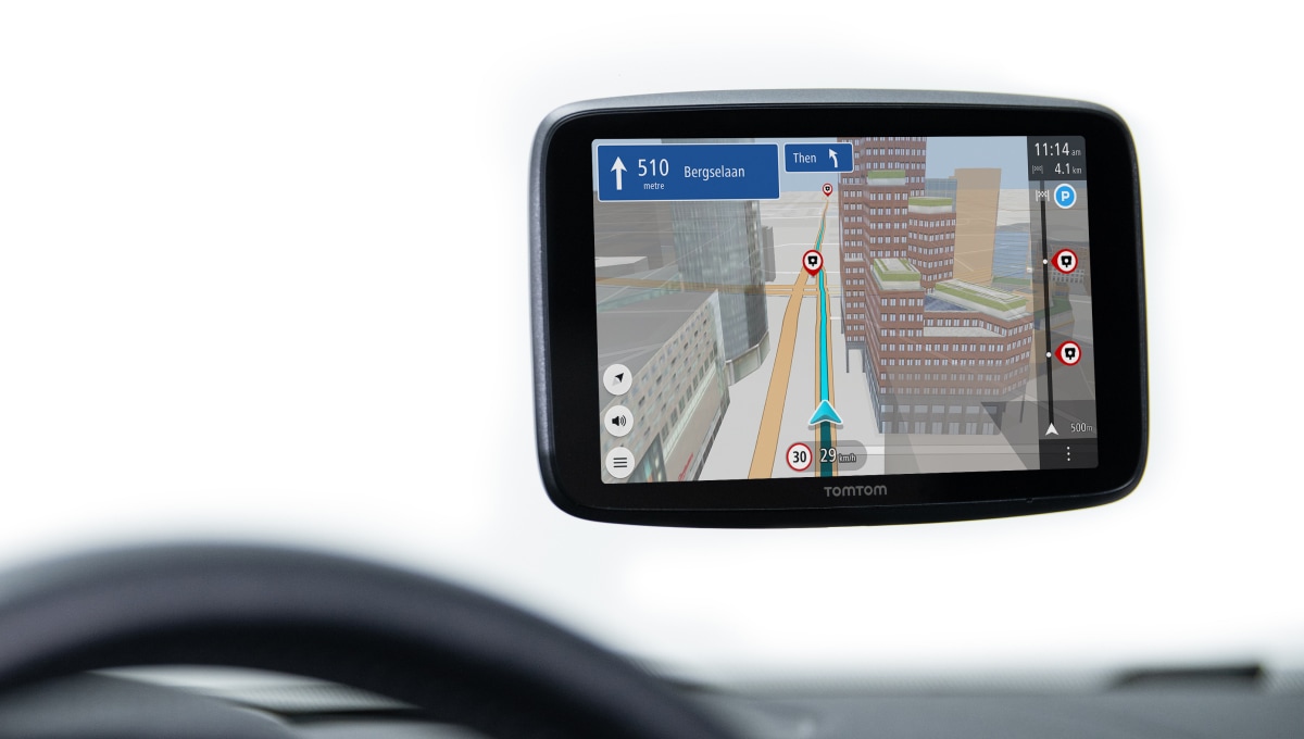 TomTom, 2021 Navegador GPS para coche GO Premium, Radares de tráfico  gratis